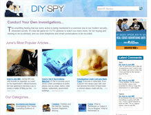 Tablet Screenshot of diyspy.co.uk